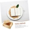 Zerodeko Wooden Tofu Press Home Tofu Maker Making Die Making Box for Extra Firm Home Cooking Mold view 3