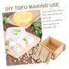 Zerodeko Wooden Tofu Press Home Tofu Maker Making Die Making Box for Extra Firm Home Cooking Mold view 4