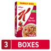 Kellogg's Special K Breakfast Cereal, Family Breakfast, Fiber Cereal, Family Size, Red Berries (3 Boxes) view 2