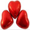 Mothers Day Sweet Gift 70 Chocolate Hearts Individually wrapped milk chocolates Red Foil Love Heart Chocolates box (Red & Silver Heart, 70) view 3