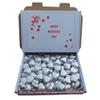 Mothers Day Sweet Gift 70 Chocolate Hearts Individually wrapped milk chocolates Red Foil Love Heart Chocolates box (Silver Heart, 70) view 1