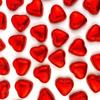 Mothers Day Sweet Gift 70 Chocolate Hearts Individually wrapped milk chocolates Red Foil Love Heart Chocolates box (Red Heart, 70) view 2