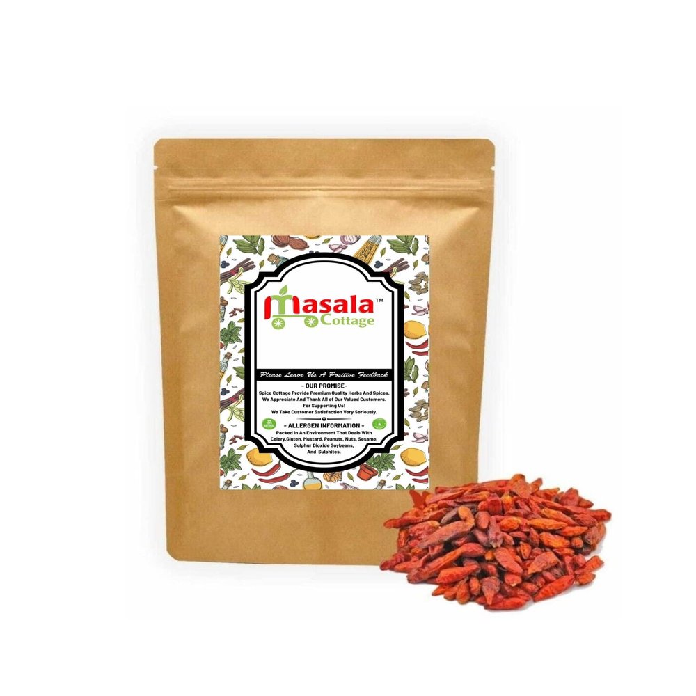 Birds Eye Chillies Chilli Whole Dried (Malawi) Premium Quality by Masala Cottage 50g-950g (1900, Grams)