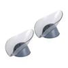 Zerodeko 2pcs Punch Soap Dish Holder Drainage Rack for Bathroom Kitchen No Drilling Required Easy Install Space-saving Soap Organizer view 1