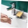 Zerodeko 2pcs Punch Soap Dish Holder Drainage Rack for Bathroom Kitchen No Drilling Required Easy Install Space-saving Soap Organizer view 4