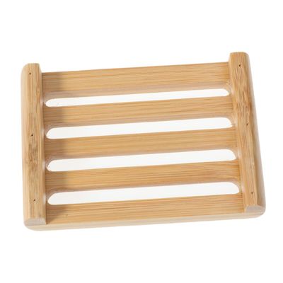 PRETYZOOM Practical Wooden Soap Holder Self-draining Soap Dish Soap Case for Bathroom Bathtub Counter
