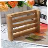 PRETYZOOM Practical Wooden Soap Holder Self-draining Soap Dish Soap Case for Bathroom Bathtub Counter view 3