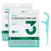 Y-Kelin Twin-Line Dental Floss-200 Pcs Dental Floss Toothpick, Teeth Stick,Tooth Picks,Floss Picks,Teeth Cleaning view 1