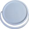 1x Plastic Buckets Strong Plasterers Builder Buckets Cement Mixing Muck Water Tub Cleaning Buckets Fermentation Brew Buckets Pail Bucket Garden (White, 25L Litre Bucket with Lid and Handle) view 3
