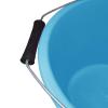 1 x Plastic Buckets Strong Plasterers Builder Buckets Water Tub Cleaning Buckets Cement Mixing Muck Pail Bucket Fermentation Brew Buckets (Sky Blue, 3 Gallon Bucket with Strong Metal Handle, Spout) view 2