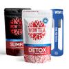 Biofit Berry Team - Berry Detox and SlimFit Tea with Blue Infuser Bottle view 1