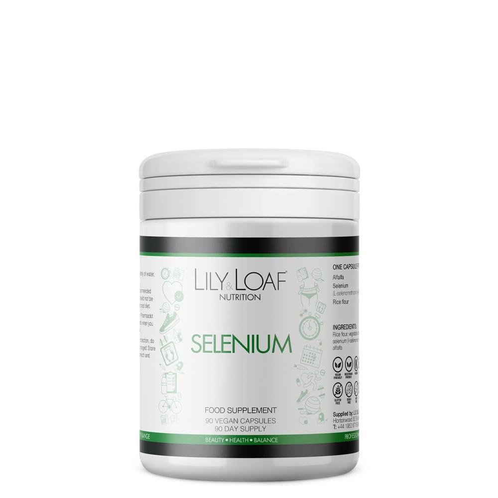 Selenium | 90 Day Supply | 90 Vegan Capsules | Potent Mineral | Powerful Antioxidant