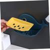 Zerodeko 4pcs Bathroom Storage Shelves Vacuum Suction Cup Hooks Wall Mounted Soap Holder Creative Soap Box view 3