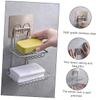 Zerodeko Space-saving Double Layer Soap Rack Stainless Steel No Drilling Wall Mount Soap Dishes view 2