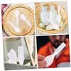 DOITOOL 20pcs Small Soft Bristle Prison Toothbrushes with Spoon Head Short Handle Anti-self- Design for Mental Health and Detention Use view 4