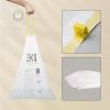 EKO 8 Gallon / 30.3 Liter, 60 Count Drawstring Trash Bags, Extra-Strong Unscented Garbage Bags, Easy-Dispense Roll for Kitchen & Household Use, Resists Tears, Leaks and Punctures, Code F-1, White view 2