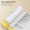 EKO 8 Gallon / 30.3 Liter, 60 Count Drawstring Trash Bags, Extra-Strong Unscented Garbage Bags, Easy-Dispense Roll for Kitchen & Household Use, Resists Tears, Leaks and Punctures, Code F-1, White view 3