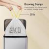 EKO 8 Gallon / 30.3 Liter, 60 Count Drawstring Trash Bags, Extra-Strong Unscented Garbage Bags, Easy-Dispense Roll for Kitchen & Household Use, Resists Tears, Leaks and Punctures, Code F-1, White view 4