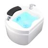 Acrylic Foot Bath - Soothing Pedicure Foot Spa with Vibration Massage, Deep Basin Relaxation Massager, Pull-Out Shower & Surf Pump - Relax and Revitalize Your Feet view 1