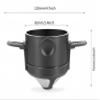 Pour Over Coffee Dripper, Reusable Stainless Steel Pour Over Coffee Filters, Easy to Clean Camping Coffee Filter, Portable Collapsible Coffee Maker, Paperless Travel Coffee Makers view 2