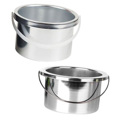 DOITOOL Wax Melting Machine Pan and Wax Warmer Metal Container 2pcs 105mm Inner Diameter Replacement Pots for Hair Removal Waxing Machine Accessories