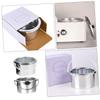 DOITOOL Wax Melting Machine Pan and Wax Warmer Metal Container 2pcs 105mm Inner Diameter Replacement Pots for Hair Removal Waxing Machine Accessories view 2