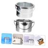 DOITOOL Wax Melting Machine Pan and Wax Warmer Metal Container 2pcs 105mm Inner Diameter Replacement Pots for Hair Removal Waxing Machine Accessories view 3