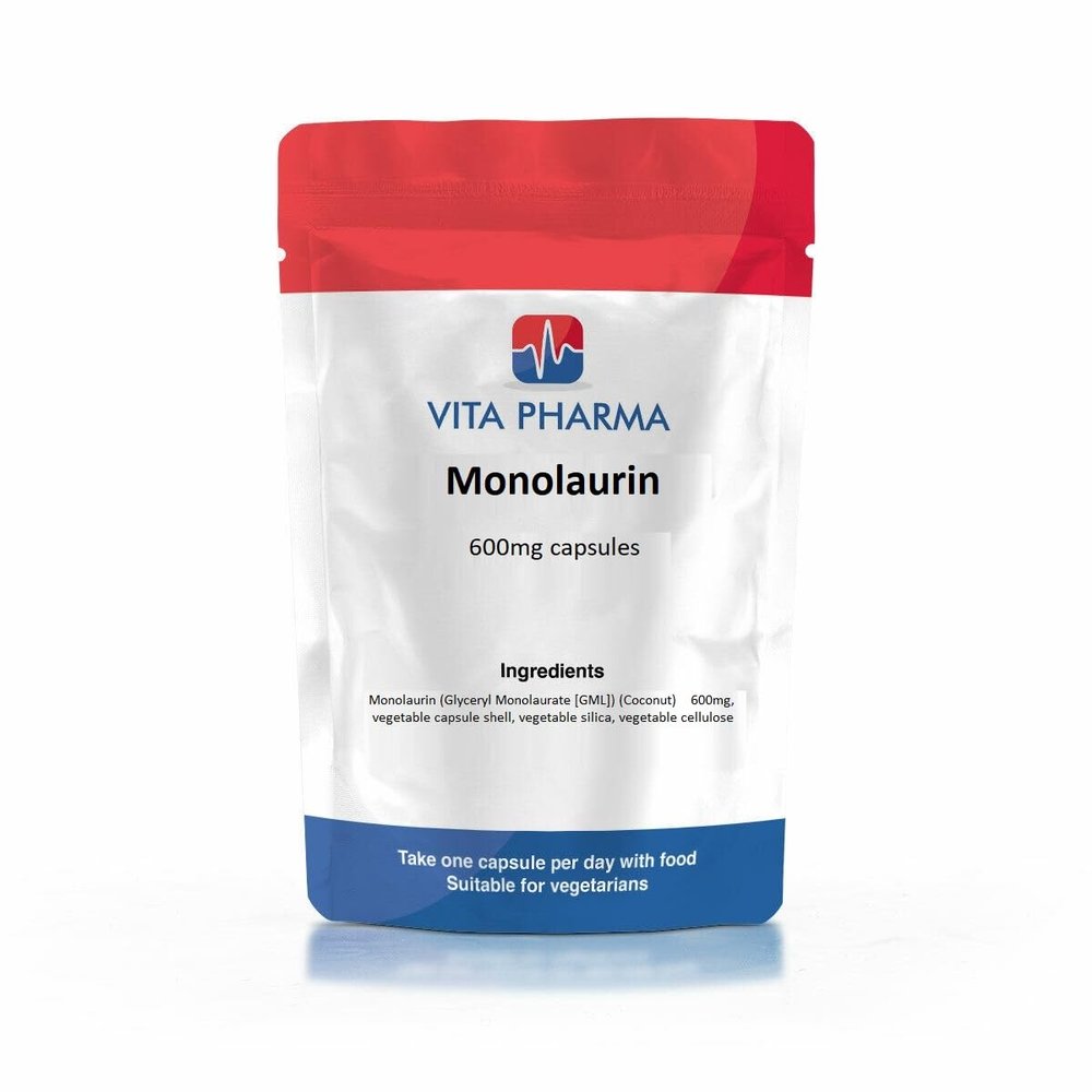 VITA PHARMA Monolaurin 600mg 365 Capsules