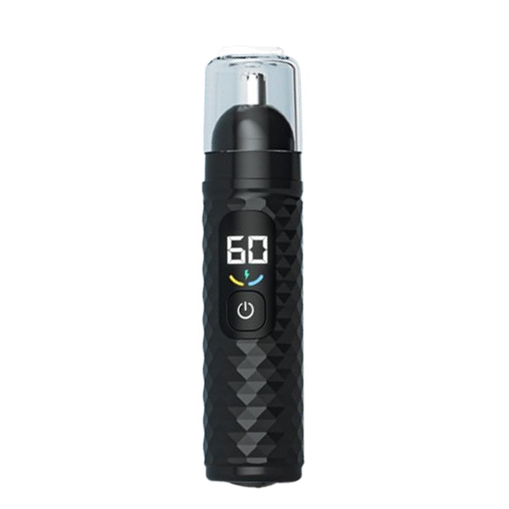 AYKHDS Nose Hair Trimmer, Electric Portable Trimmer Detailer Rechargeable, Nose Hair Trimmer for Men, Intelligent Nose Trimmer Clipper Tool Fast Charging Easy Cleansing for Men Women (Black)