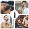 AYKHDS Nose Hair Trimmer, Electric Portable Trimmer Detailer Rechargeable, Nose Hair Trimmer for Men, Intelligent Nose Trimmer Clipper Tool Fast Charging Easy Cleansing for Men Women (Black) view 2