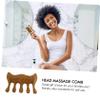 Angoily Channel Wooden Massage Comb for Head Massage Multi Functional Comb Smooth Teeth Portable Men Designed for Scalp Care and Relaxation view 3