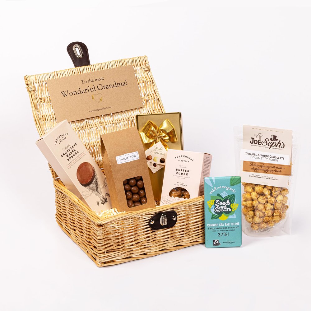 Wonderful Grandma Chocolate & Fudge Hamper Gift Basket || Mother's Day Gift for Nan || The Hamper & Gift Co.
