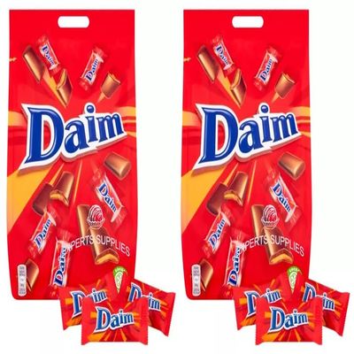 2 x Daim Mini Chocolate Bag 200g Delicious Treat Gift Hamper for Women Men and Kids By Experts Supplies