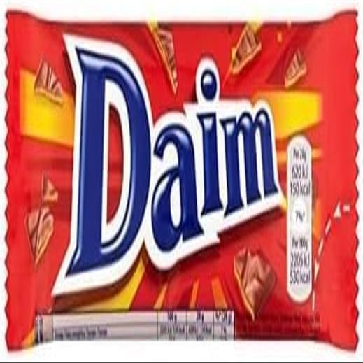 Daim Chocolate Bar 28g  12 Swedish Chocolate Bar Tasty And Twisty Treat Gift Hamper, Christmas,Birthday,Easter Gift
