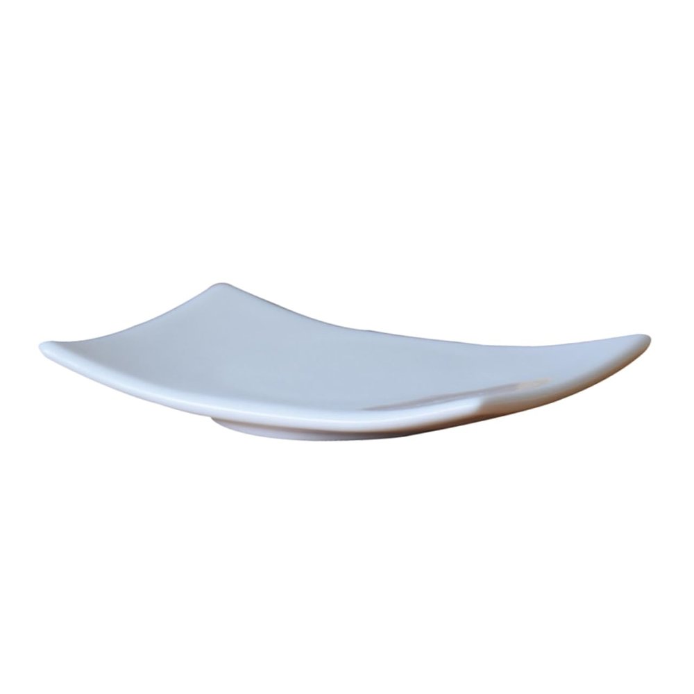 IMIKEYA Ceramic Soap Dish with Drainage White Soap Holder for Bathroom Storage for Home and Shower Non-slip Design