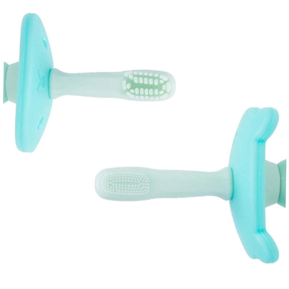 Gatuida Professional Boy Girl Brush Boys and Girls Toothbrush Replacement Silicone Teether Soft Bristles Comfortable to Hold Handle
