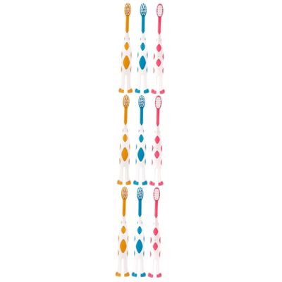 JECOMPRIS 18pcs Boys and Girls Toothbrushes Fashion Bristle Toothbrush Handle for Bathroom Accessories for Boys and Girls Multipack Pack