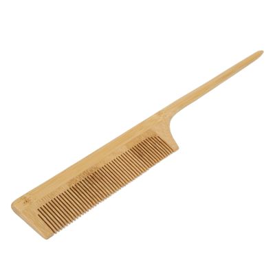 ANKROYU Bamboo Beard Comb, Soft Hair Comb Styling Tool Wooden Hair Comb Hair Styling and Combing Tool for Men Women Hair Salon
