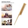 ANKROYU Bamboo Beard Comb, Soft Hair Comb Styling Tool Wooden Hair Comb Hair Styling and Combing Tool for Men Women Hair Salon view 4