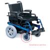1 Pair 7x1 Electric Wheelchair Wheels Assembly, Pneumatic Rubber Replacement Wheelchair Rear Wheels, Aluminum Alloy Hub with Bearing (Color : Red, Size : 7x1 A) view 3