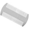 Karriter Dual Action Stainless Steel Credit Card Size Comb Wallet Comb Pocket Comb Anti-Static Hair Comb Beard Mustache Comb For Man view 1