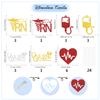 RN Cupcake Toppers, 2024 Nurse Graduation Cake Decorations, Nursing School Survivor, Medical RN Nurse Grad Party Decor Supplies Gold Red 24 Pcs view 2
