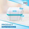 Denture Bath Box, Denture Box for False Teeth Container Full Set | Denture Storage Box, Dentures Box, Denture Cleaning Box, Denture Case, Denture Baths, Retainer Bath, Denture Bath Case view 3