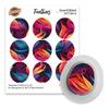 Dexcom G7 Sensor Stickers, Set of 9 Feathers Stickers for Sensors Diasticker view 1