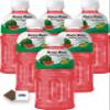 Mogu Mogu Flavored Drinks 6x320ml, Many Flavours To Choose - Nata De Coco Juice - Refreshing Taste - Fun Drinking During Hot Summers Or Take Them On Trips & Picnics Boxed Treatz (6, Watermelon) view 1