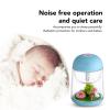 Mini Humidifier, ABS 180ML 2 in 1 Essential Oil Ultrasonic Micro Landscape Humidifier with Large Spray Volume for Bedroom (Blue) view 2