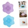 LABRIMP 2pcs Bathroom Soap Holder Countertop Soap Dish Silicone Tray Drainage Easy to Clean view 3