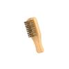 SOESFOUFU Double-sided Bristle Beard Styling Comb Small Size Portable Men's Beard Brush for Mustache Shaping and Travel Grooming view 1