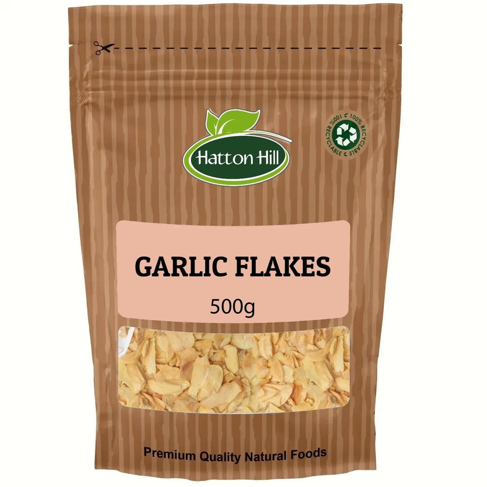 Garlic Flakes 500g by Hatton Hill