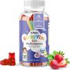 Flebo Kids Multivitamin Gummies (3-12 Years) - Kids Vitamins Gummies (30) - Vitamin A,B6,B12,C,D and E - Chewable Childrens Vitamins for Immunity, Bone Health & Energy Support - Strawberry Flavour